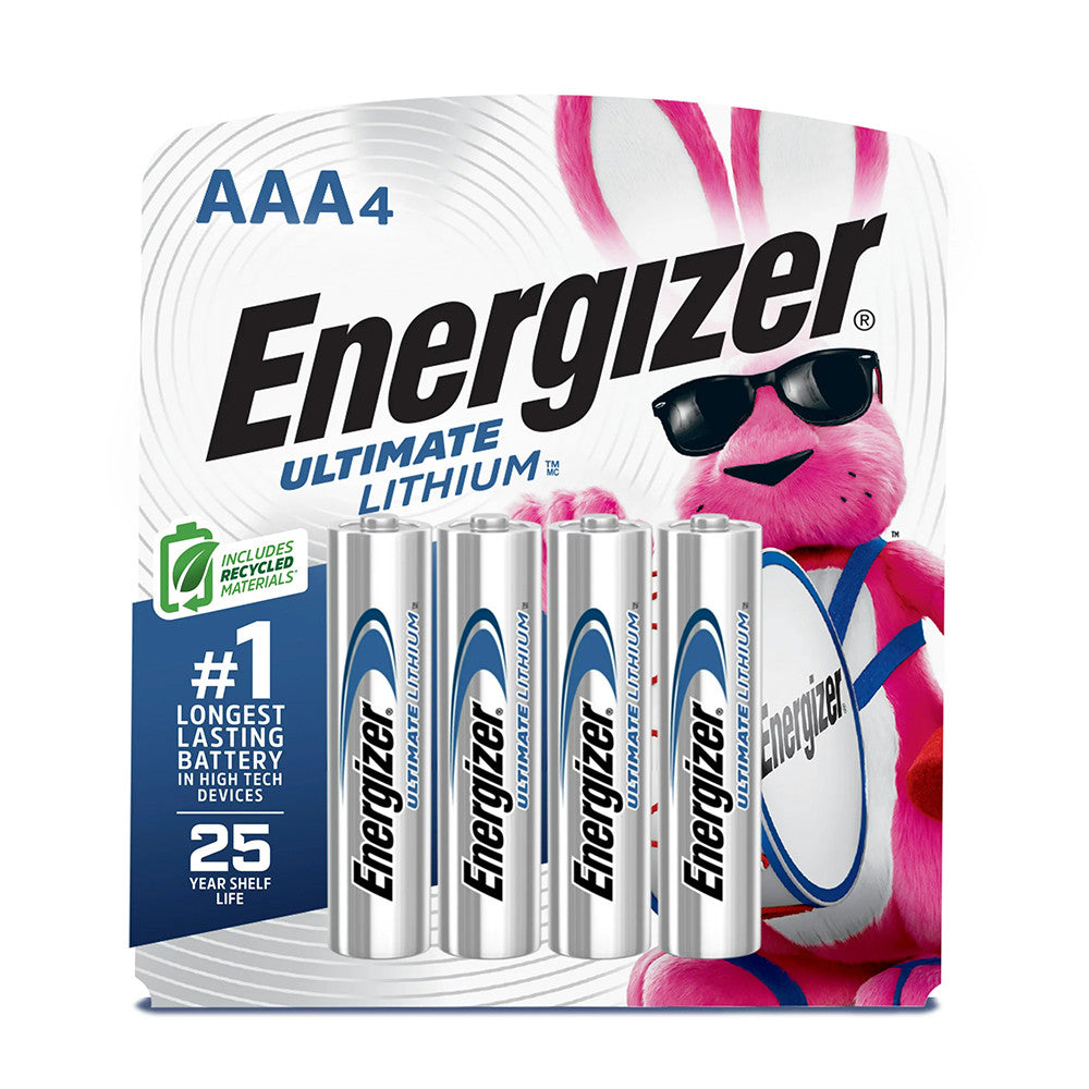 Energizer Ultimate Lithium AAA Batteries, 4 Ea